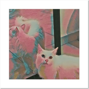 MIRROR CAT Posters and Art